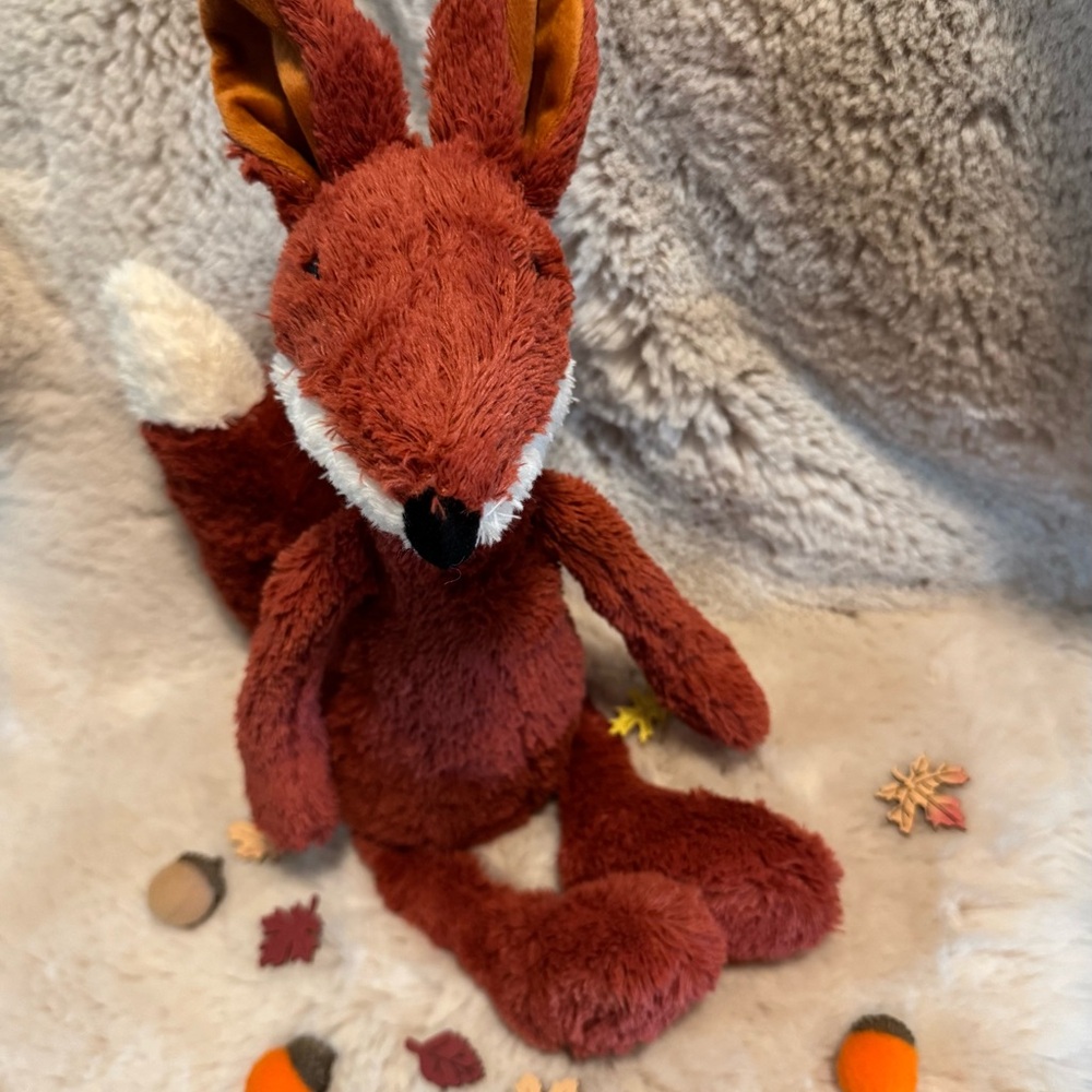 Retired and Adorable Jellycat Harkle Fox! BNWT